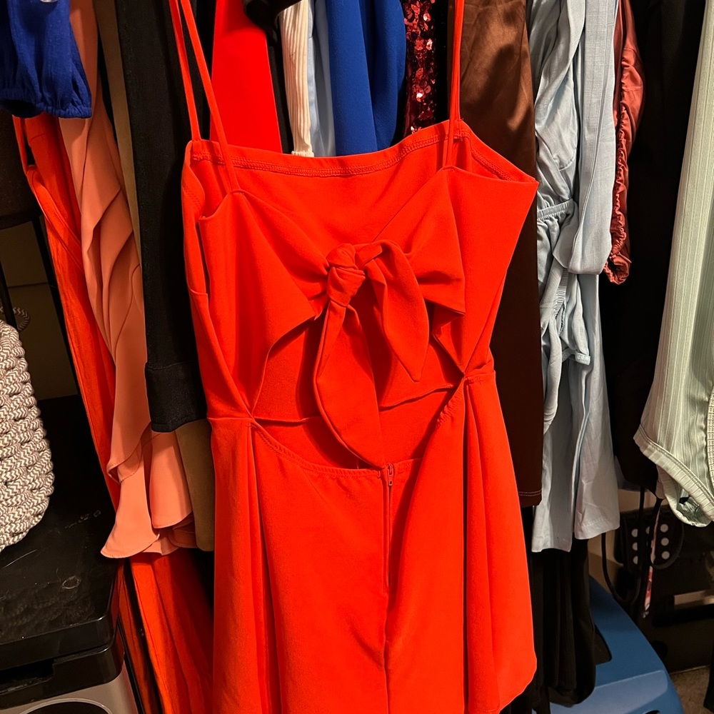 Red/orange romper